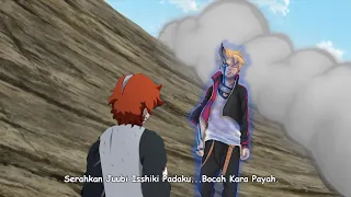 Boruto Episode 292 - Borushiki membuat Code tak Berdaya di dalam pertarungan dan Kedatangan Naruto