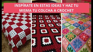 15 Ideas de colchas hechas a crochet