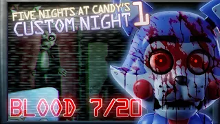 Five Nights at Candy's, But Better! Blood 7/20 | Difficult FNAC 1 Mod