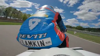 Lamkin Tests His Stock 1000 BMW At Barber - GoPro