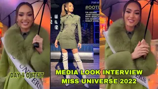 Rbonney Gabriel Miss Universe 2022 Day 4 media week interview