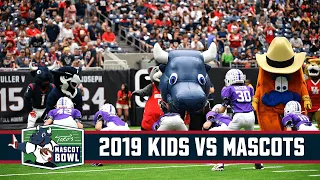 2019 Kids vs Mascots Football | Trick plays. TD celebrations. Pure chaos.
