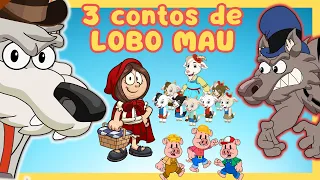 3 contos de lobo mau / O lobo e os sete cabritinhos / Chapeuzinho vermelho / Os 3 porquinhos