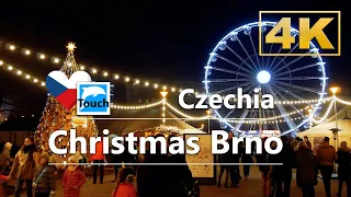 Brno - Christmas Markets, Czechia ► Travel Video, 4K ► Travel in Czech Republic #TouchChristmas