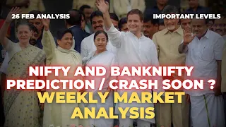 US And INDIAN MARKET CRASH SOON ! Nifty Prediction for Tomorrow 26 Feb 2024 | Bank Nifty & Midcap