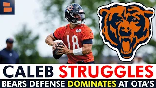 Chicago Bears News & Takeaways From OTAs: Caleb Williams Struggles + Bears Defense Is ELITE!