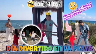 KIMBERLY LOAIZA Y SU FAMILIA EN LA PLAYA!🏖| (Juanito Dice Que Es El Rey De La Playa)🤩