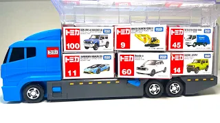 【トミカ】トミカのミニカーはたらくくるまをおもちゃコンボイに戻そう5！“Tomica" Let's return Tomica's minicar to the toy Convoy!