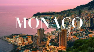 Flying Over Monaco 4k UHD - Calming Music With Amazing Scenic City View