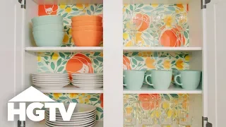 How to Refresh Dated Kitchen Cabinets | HGTV