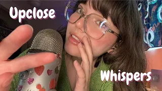 ASMR | Talking You To Sleep (Breathy & Clicky Whispers) Fast Mouth Sounds, Hand Sounds (40 MINUTES)