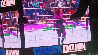 Nia Jax and Becky Lynch Entrance