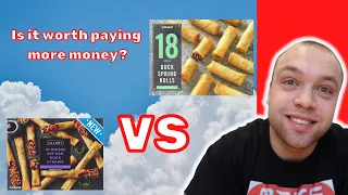 Is It Worth Paying More Money? Iceland Budget Duck Spring Rolls VS Iceland Luxury Duck Spring Rolls