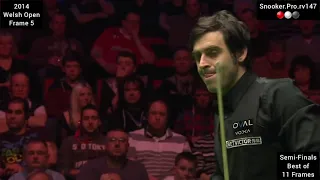 Ronnie O'Sullivan v Barry Hawkins - 2014 Welsh Open Snooker - Frame 5 - Snooker.Pro.rv147