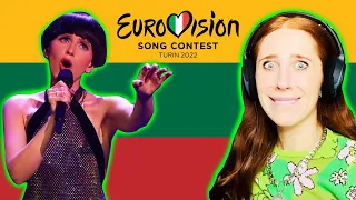 ENGLISH GIRL REACTS TO LITHUANIA'S SONG FOR EUROVISION 2022 // MONIKA LIU "SENTIMENTAI"