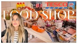 TESCO FOOD SHOP UK & MEAL PLAN FAMILY OF 4