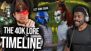 Bricky Explains the Warhammer 40.000 Timeline & Lore | The Chill Zone Reacts