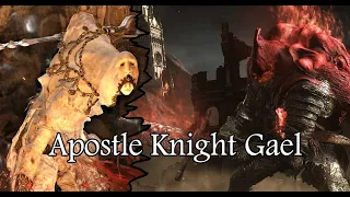 Apostle Knight Gael | Slave knight Gael boss fight but with God skin Apostle music EPIC!
