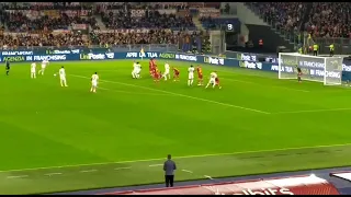 Punizione Ibrahimovic, Stadio Olimpico 31/10/21  Roma-Milan 1-2