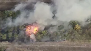 5 БМП, 2 вантажівки та польовий склад окупантів знищили бійці одного с підрозділів ССО