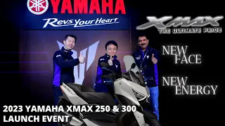 UNVEILING THE ALL NEW 2023 YAMAHA XMAX 250 & XMAX 300 | NEW DESIGN AND MORE FEATURES