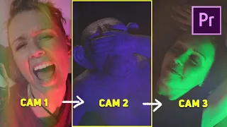 Multi Camera Video Editing and Color Grading Adobe Premiere Pro Tutorial