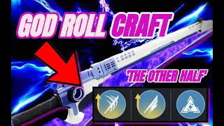 GOD ROLL CRAFT GUIDE 'THE OTHER HALF' - For SOLO PVE Purposes - Falling Guillotine REPLACEMENT !