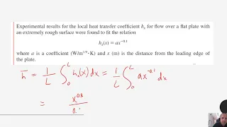 Heat Transfer - Chapter 6 - Calculating the Average Heat Transfer Coefficient