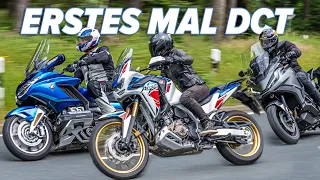 Reisekönigin gesucht! Africa Twin, NT1100, Goldwing - Honda DCT Modelle für den großen Trip im Test!