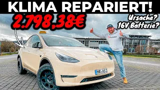 TESLA MODEL Y (YUKON) IST REPARIERT! 2798,38€ REPARATURKOSTEN - WAS WAR DIE URSACHE? | EFIEBER