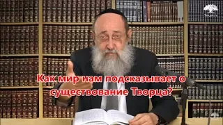 Как мир нам подсказывает о существование Творца? Рав Ашер Кушнир