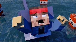 Minecraft Parody - JAWS! - (Minecraft Animation)