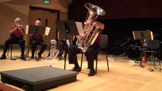 Tuba Tiger Rag performed by Joe Choomack and the Brass Music Elements Brass Quinet