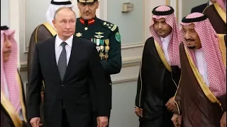 Саудовский оркестр исковеркал гимн России перед Путиным | Пародия Мурзилок