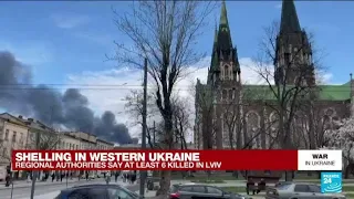 War in Ukraine: authorities say at least 6 killed in Russian strikes on Lviv • FRANCE 24 English