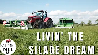 SILAGE 2023 BEGINS | MF 6499 & SAMASZ BUTTERFLY MOWERS FLY THROUGH GRASS