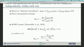 PP20 - Ruipeng Li - Recent Development of Multigrid Solvers in HYPRE