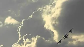 100 лет ВВС Русские Витязи Aerobatics радиообмен Su-27 Flanker UUBW