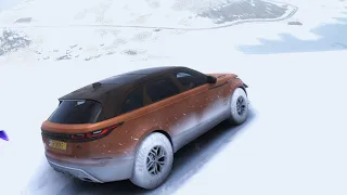 Range Rover Velar Snow Offroading | Forza Horizon 5 | Logitech g29 gameplay