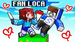 ENCERRADO con una FAN LOCA en UN BLOQUE! 😱😂 Sparta356