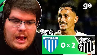 CASIMIRO REAGE A SANTOS 2X0 AVAÍ | MELHORES MOMENTOS #casimiro