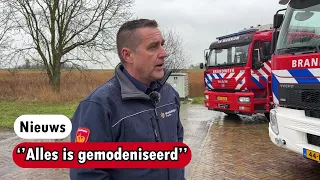 Nieuwe tankautospuit Brandweer Makkum