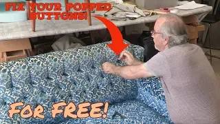 Fixing a Popped Button for FREE!