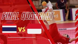 Full Game Final INA 🇮🇩 vs 🇹🇭 Thailand Sea Games 2023 Men's Quadrant Sepak Takraw