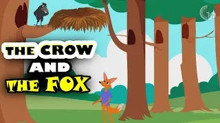Moral Story For Kids in English | The Crow And The Fox | Animal & Jungle Story