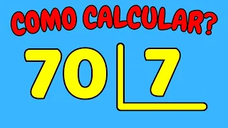 COMO CALCULAR 70 DIVIDIDO POR 7?| Dividir 70 por 7