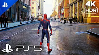 Spider-Man (PS5) The Amazing Spider-Man Suit Gameplay [PS5™4K HDR]