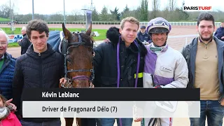 Kévin Leblanc, driver de Fragonard Délo (28/12 à Paris-Vincennes)