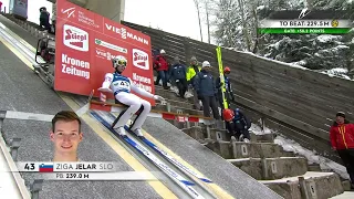 Žiga Jelar inofficial Hill Record 247,5m - Kulm 2023