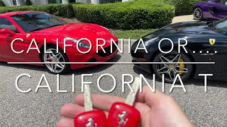Should you buy the Ferrari California or the California T.. we drove both ..